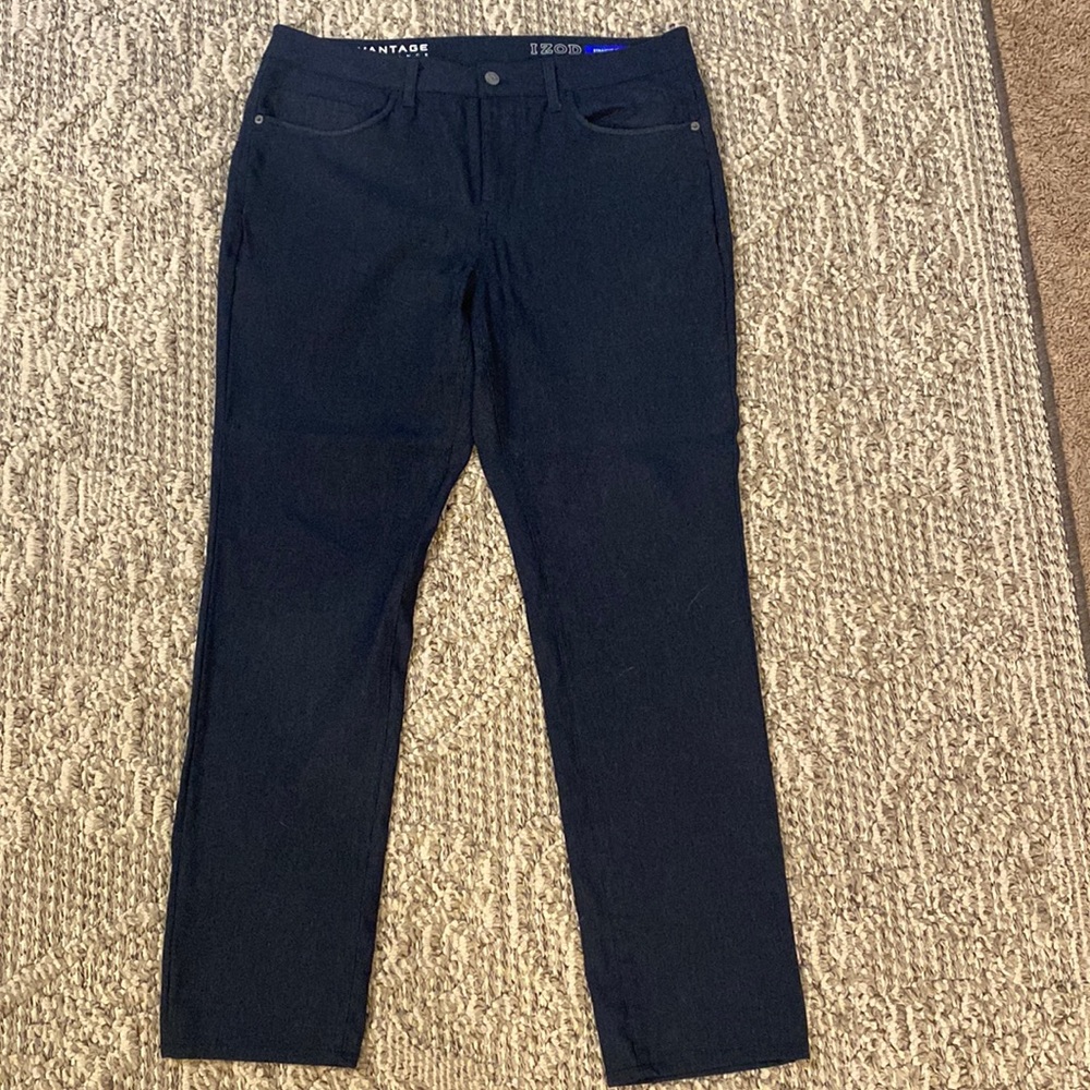 Mens IZOD straight fit performance pants
